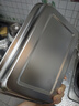 onlycook304不銹鋼盤(pán) 商用燒烤托盤(pán)家用茶水盤(pán)子擺攤長(cháng)方形餐盤(pán) -深盤(pán)31.5 曬單實(shí)拍圖