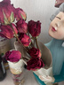 愛(ài)滿(mǎn)（AIMAN） 七夕情人節禮物 云南多頭玫瑰干花花束薔薇送禮拍攝道具擺設真花 單頭珍愛(ài)10支 再帶一束配花 曬單實(shí)拍圖