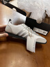 adidas「冰淇淋T頭鞋」VS JOG 2.0薄底運動(dòng)鞋男女阿迪達斯輕運動(dòng)   晶白/金屬銀/灰色 (推薦女生選小半碼)   38 曬單實(shí)拍圖