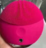 斐珞爾（FOREO）露娜潔面儀LUNA mini3凈透潔面儀平衡油脂洗臉儀毛孔洗臉神器櫻桃紅充電款  曬單實(shí)拍圖