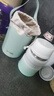 膳魔師（THERMOS）燜燒罐學(xué)生兒童輔食罐不銹鋼悶粥杯戶(hù)外露營(yíng)大容量保溫罐帶餐具 漸變綠 520ml 曬單實(shí)拍圖