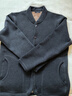 三槍羊毛加厚彩絨開(kāi)衫保暖內衣男女中老年冬季打底秋衣倍暖鎖溫柔軟 黑麻灰（男款上衣) L 曬單實(shí)拍圖