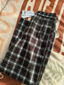 IEF/愛(ài)依服2025冬季新款時(shí)尚格子休閑長(cháng)褲加絨保暖時(shí)尚氣質(zhì)闊腿褲 曬單實(shí)拍圖