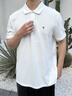 Calvin KleinJeans夏季男士純棉珠地網(wǎng)眼ck商務(wù)休閑純色翻領(lǐng)短袖T恤POLO衫 YAD-月光白 L 曬單實(shí)拍圖