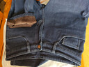 紅豆（Hodo）【天絲牛仔】彈力秋冬加絨加厚牛仔褲男商務(wù)休閑長(cháng)褲百搭直筒褲子 曬單實(shí)拍圖