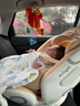 Prigel舒安pro新生嬰幼兒寶寶兒童安全座椅可坐可躺車(chē)載汽車(chē)用0-6-12歲 舒安pro 冰糖雪梨(不窩脖設計+單手旋轉+175°大躺角) 曬單實(shí)拍圖