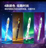 點(diǎn)石火箭時(shí)空艙鋼筆不濺墨大包尖F尖三年級學(xué)生練字書(shū)法鋼筆刷題開(kāi)學(xué)季可換墨囊7157（白桿）黑墨囊 曬單實(shí)拍圖