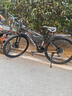 ICOLOUR山地自行車(chē)男變速單車(chē)公路賽車(chē)越野雙減震成人女學(xué)生青少年初中生 頂配版-輻條輪【黑白色】 26寸21速【身高：160-180cm】 曬單實(shí)拍圖