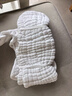 安可新 嬰兒紗布尿布新生兒純棉紗布7A抗菌透氣可水洗尿布17*45cm 6條裝 曬單實(shí)拍圖