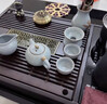 琦軒源功夫茶具套裝茶盤(pán)家用整套全自動(dòng)一體燒水壺泡茶臺茶海 song雙桶 曬單實(shí)拍圖