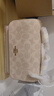 蔻馳（COACH）奧萊女士女包老花KLARE 18號迷你斜挎包單肩包通勤 IM/沙黃色/粉筆白色 曬單實(shí)拍圖