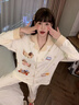 繆黛 MAULTIAY臘腸狗睡衣女款春秋季2026新款可愛(ài)卡通長(cháng)袖大碼學(xué)生可外穿家居服 柔軟親膚 《少量現貨》 M 曬單實(shí)拍圖