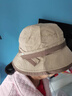 妙奕嘉漁夫帽防曬帽遮陽(yáng)帽帽子女夏天薄款2026新款戶(hù)外大帽檐太陽(yáng)帽時(shí)尚 拼接漁夫帽【卡其色】 曬單實(shí)拍圖