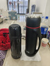 哈爾斯（HAERS）水壺戶(hù)外大號外出攜帶真空車(chē)載保溫杯大容量保溫壺 黑色 2.2L 曬單實(shí)拍圖