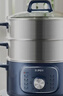蘇泊爾（SUPOR）電蒸鍋 電煮鍋家用多功能電鍋早餐蒸玉米包子鍋電火鍋13L大容量不銹鋼蒸鍋ZN26YK885 曬單實(shí)拍圖