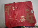 八海鳥(niǎo)新年無(wú)紡布手提袋加厚覆膜環(huán)保袋春節送誕禮物喜慶禮品袋紅色 曬單實(shí)拍圖
