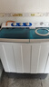 榮事達（Royalstar）半自動(dòng)洗衣機10KG雙缸雙筒家用宿舍出租房雙桶洗衣機大容量甩干機 以舊換新 白色 RP10030J 曬單實(shí)拍圖