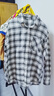 森馬（Semir）純棉襯衫丨長(zhǎng)袖襯衫男秋季法蘭絨格紋襯衣貼袋上衣休閑翻領(lǐng)外套 綠色調(diào)00444 S 曬單實(shí)拍圖