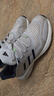 阿迪達斯（adidas）男女運動(dòng)鞋耐磨減震透氣潮流休閑跑步鞋 亮白/一號黑/淺灰 42 曬單實(shí)拍圖