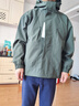 馬克華菲（MARK FAIRWHALE）夾克男士春秋季戶(hù)外工裝外套男裝潮牌休閑連帽上衣服 灰綠色 L 曬單實(shí)拍圖