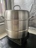 康巴赫316L蒸鍋家用三層蒸鍋大容量蒸包子加深燉煮湯鍋多功能大湯鍋 特價(jià)款【316L雙層蒸鍋】 30cm 曬單實(shí)拍圖