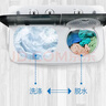 揚子揚子集團半自動(dòng)大容量家用洗衣機雙桶雙缸洗脫分離強力去污老式雙桶洗衣機仿生手洗 9.5公斤強勁電機-小型波輪 曬單實(shí)拍圖