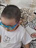 鏡唄（JINGBEI）幼兒防藍光眼鏡兒童護眼小孩寶寶輻射紫外手機電腦平板平光護目鏡 可愛(ài)藍【適合1-3歲】0度防藍光 曬單實(shí)拍圖