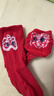 全棉時(shí)代兒童紅色襪子3雙純棉7A抗菌毛圈中筒襪地板襪長(cháng)襪四季新年春節 【四季款】小醒獅+條紋+福氣滿(mǎn)滿(mǎn) 5-8歲 【18-20cm】 曬單實(shí)拍圖