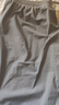 名創(chuàng  )優(yōu)品（MINISO）涼感冰絲褲子男夏季新款舒適透氣顯高顯瘦直筒休閑褲 深灰 3XL 曬單實(shí)拍圖