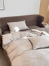 無(wú)印良品A類(lèi)三層紗新疆全棉水洗棉四件套純棉100%床單被套床上用品三件套4 HJ本色-米咖【A類(lèi)100%全棉 柔軟親膚】 1.8m 床單款 四件套-適合200*230被芯 曬單實(shí)拍圖