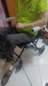 迪護手動(dòng)輪椅折疊老人輕便旅行手推車(chē)可折疊便攜式可上飛機老年人家用 曬單實(shí)拍圖