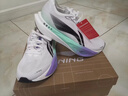 李寧追風(fēng)pro2丨透氣碳板跑步鞋減震男女體考體測專(zhuān)業(yè)競速訓練運動(dòng)鞋 標準白/熒光淺青綠-3 42 曬單實(shí)拍圖