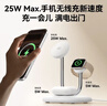 倍思三合一無(wú)線(xiàn)充電器支持MagSafe磁吸35W充電支架底座iPhone17/16 iwatch手表耳機 曬單實(shí)拍圖