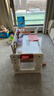babypods兒童積木桌可升降書(shū)桌寶寶學(xué)習桌1-3-6歲繪畫(huà)游戲桌學(xué)習桌椅套裝 曬單實(shí)拍圖