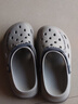 大嘴猴大嘴猴洞洞鞋男夏涼鞋家居戶(hù)外穿eva包頭沙灘女拖鞋332深灰42-43 曬單實(shí)拍圖