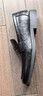 卡帝樂(lè )鱷魚(yú)（CARTELO）男士皮鞋軟底套腳商務(wù)休閑鞋樂(lè )福鞋透氣一腳蹬皮鞋男9906黑色41 曬單實(shí)拍圖