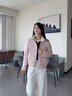 波司登（BOSIDENG）26春季輕薄羽絨服防風(fēng)鎖溫女士輕暖鵝絨短款外套B260135054 水晶粉1199 S 160/84A 體重約100-110斤 曬單實(shí)拍圖