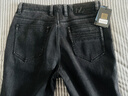 路卡迪龍秋冬保暖土耳其ORTA進(jìn)口鎖溫牛仔男士休閑修飾腿型牛仔褲 黑色 32 曬單實(shí)拍圖