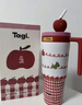 Tagi.怦怦花田吸管保溫杯316L不銹鋼內膽水杯生日禮物1200ml-水果噸噸 曬單實(shí)拍圖