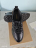 卡帝樂(lè )鱷魚(yú)（CARTELO）男士皮鞋時(shí)尚運動(dòng)牛皮男鞋厚底系帶商務(wù)休閑鞋 5710 黑色 40 曬單實(shí)拍圖