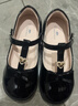 戴維貝拉女童黑色皮鞋秋季兒童女寶公主鞋防滑學(xué)院風(fēng)童鞋 曬單實(shí)拍圖