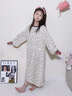童話(huà)酷酷（TONGHUAKUKU）女童睡裙春秋季2026新款大兒童睡衣長(cháng)袖純棉小孩家居服公主風(fēng)裙子 杏色 140 碼【建議身高130~140厘米】65斤內 曬單實(shí)拍圖