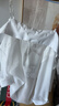 浪莎（LangSha）老公喜歡大碼睡衣女夏款情調高級感男友風(fēng)襯衫情侶透明薄款家居服 白色[含T褲] 均碼 [建議80-130斤]保密發(fā)貨 速發(fā) 曬單實(shí)拍圖
