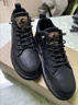 海瀾之家HLA男鞋休閑皮鞋子秋冬男士板鞋運動(dòng)鞋HAAXXM1EBF038 黑色42 曬單實(shí)拍圖