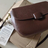 澳迪佳女神節禮物真皮包包女款2026年新款通勤女包女士斜挎包單肩媽媽包 咖啡色【大號】 曬單實(shí)拍圖