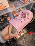 卡駱馳（CROCS）貝雅暖棉兒童洞洞鞋秋冬保暖棉鞋/207500/207501 芭蕾粉/冬日白-79R 25 (150mm) 曬單實(shí)拍圖