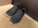 斯凱奇（Skechers）男鞋春季一腳蹬運動(dòng)鞋百搭休閑健步鞋軟底舒適布鞋54626 曬單實(shí)拍圖