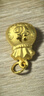 周六福（ZLF）      黃金吊墜福袋吊墜女款飾品代代平安 計價(jià) 足金 1.87g 曬單實(shí)拍圖