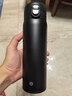 京東京造保溫杯 水杯子男女兒童學(xué)生316不銹鋼【一鍵彈蓋】黑色480ml 曬單實(shí)拍圖