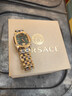 范思哲（VERSACE）手表女表瑞士進(jìn)口時(shí)尚復古小金表石英腕表官方正品情人節禮物送禮 【綠金襯搭】VE1B00618 小巧雅致 曬單實(shí)拍圖